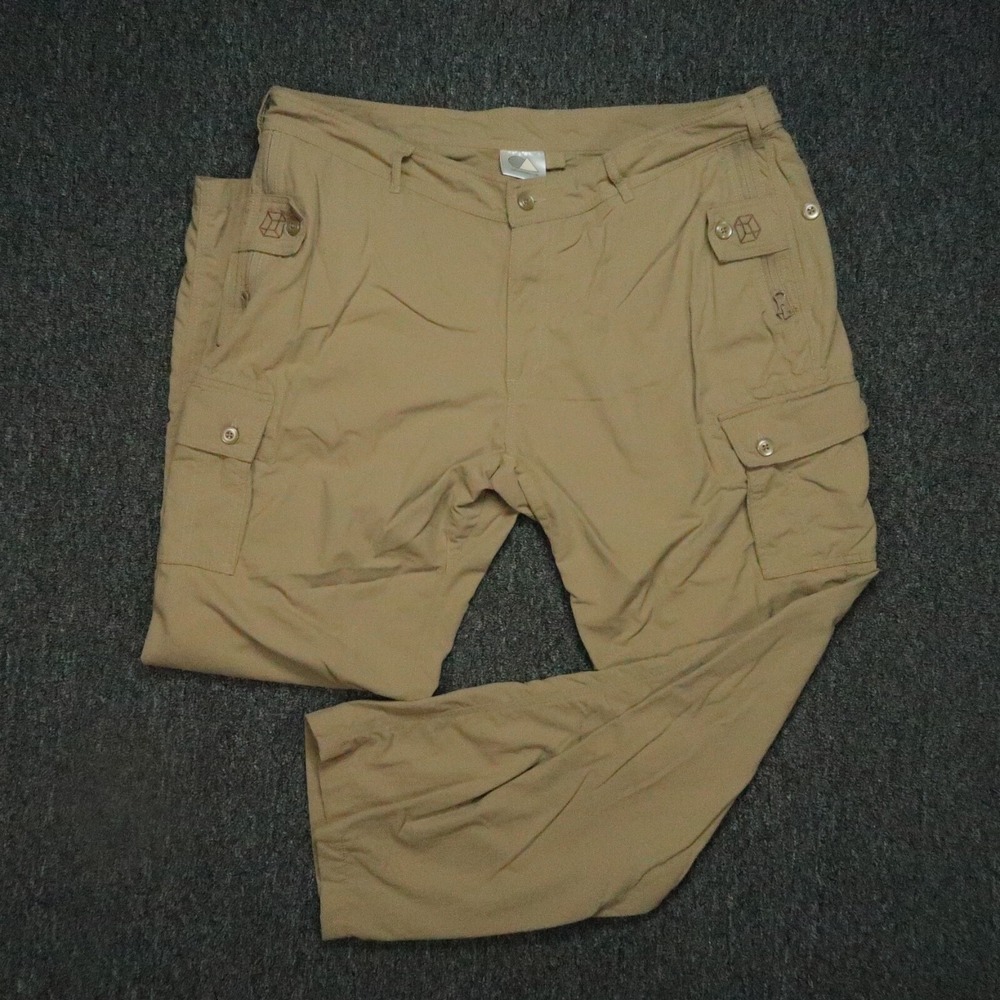 Clothing Arts Pants Men 40x32 Khaki Tan Adventure Traveler Zip Pick Pocket Proof